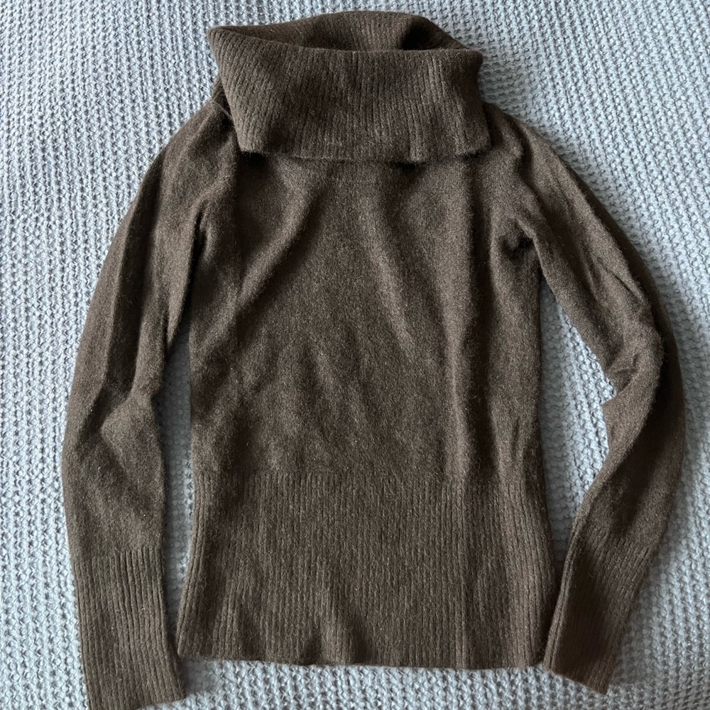 Black Cashmere Cowl Neck sweater